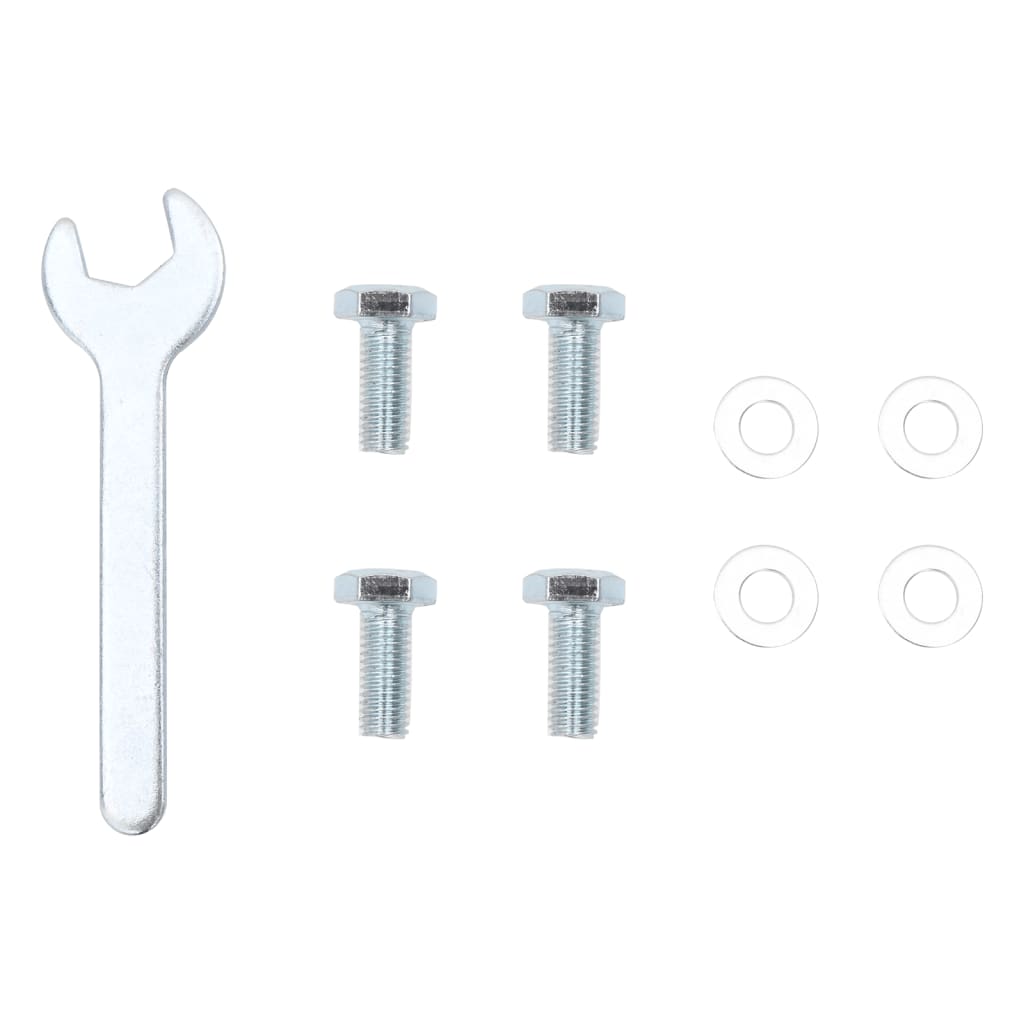 Parasolvoet voor Ø38/48 mm stok staal zilverkleurig