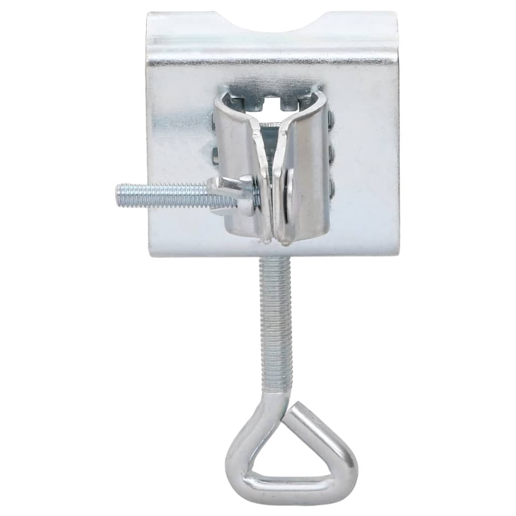Parasolklemmen voor balkon 2 st 32 mm gegalvaniseerd staal