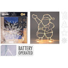 Excellent Houseware Christmas Figure 24 LED Warm White Assorted Designs