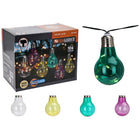 Solar feestverlichting 180 cm warm wit
