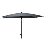 Parasol 125x200 cm grijs polyester