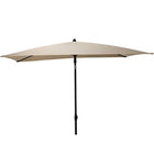 Parasol 125x200 cm beige verstelbaar