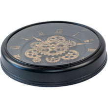Excellent Houseware Analoge Wandklok 40 Cm Goud/Zwart