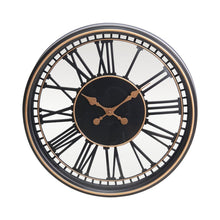 Overige Merken Analoge Wandklok 49.5 Cm Zwart/Goud