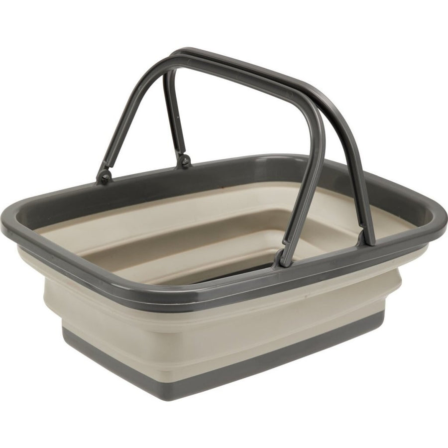 Excellent Houseware Opvouwbare Boodschappenmand 30L 38X28X15 Cm Beige/Grijs