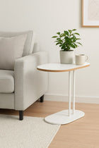 Ceruzo Side Table - White - 58X34X60