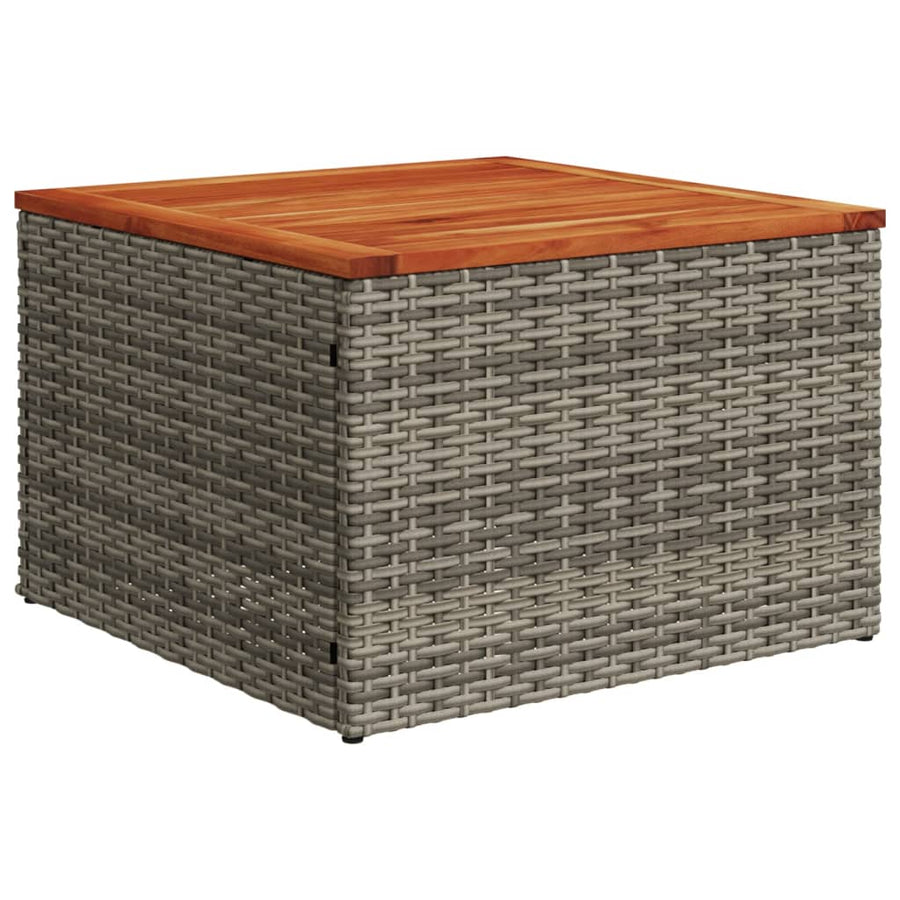 10-Delige Loungeset Met Kussens Poly Rattan