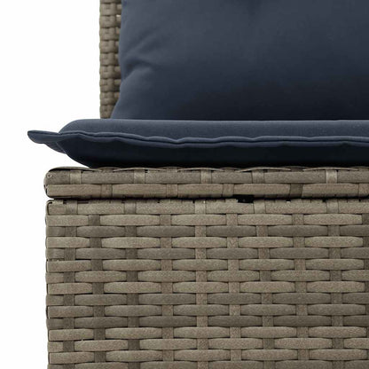 12-Delige Loungeset Met Kussens Poly Rattan
