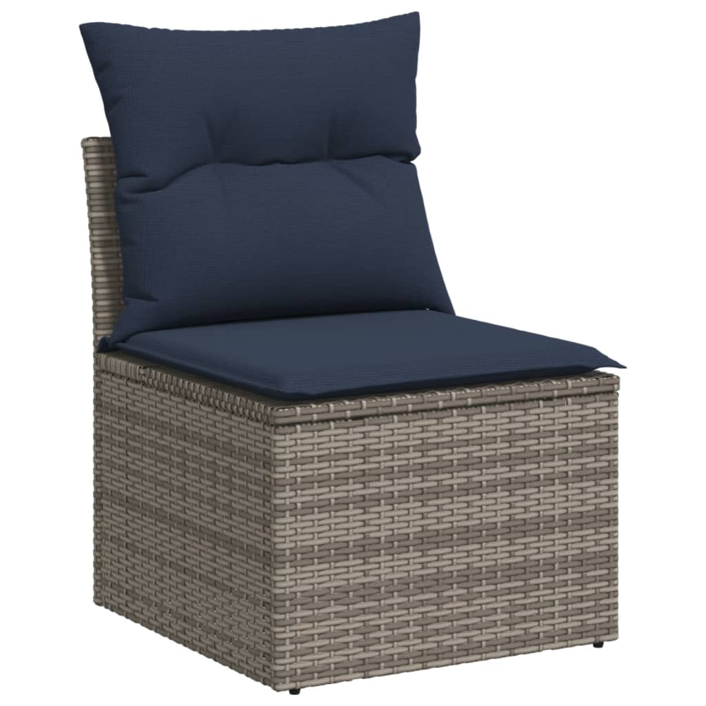 14-Delige Loungeset Met Kussens Poly Rattan