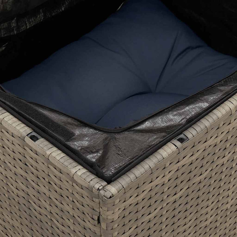 14-Delige Loungeset Met Kussens Poly Rattan