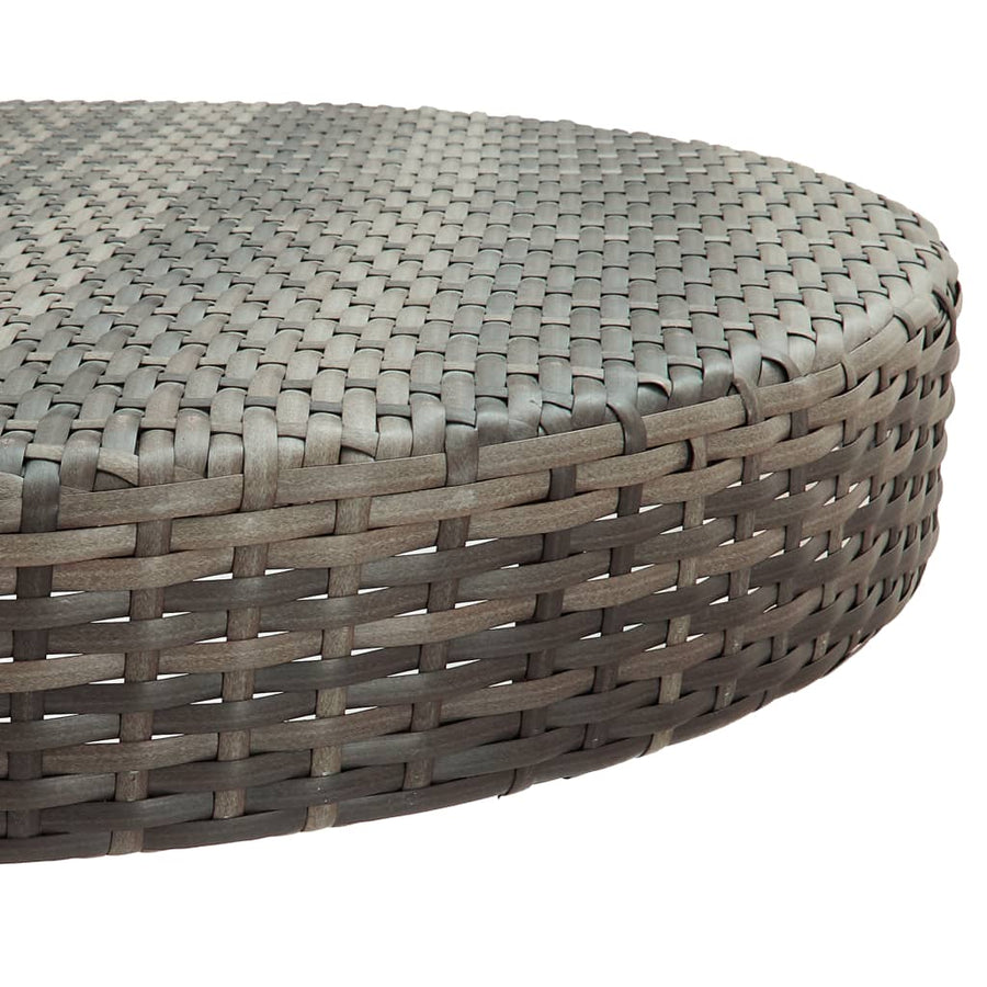 5-delige Tuinbarset met kussens poly rattan grijs