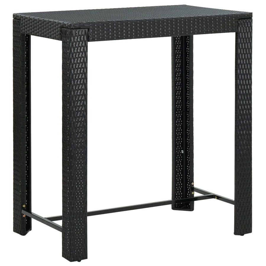 7-Delige Tuinbarset Met Kussens Poly Rattan 6
