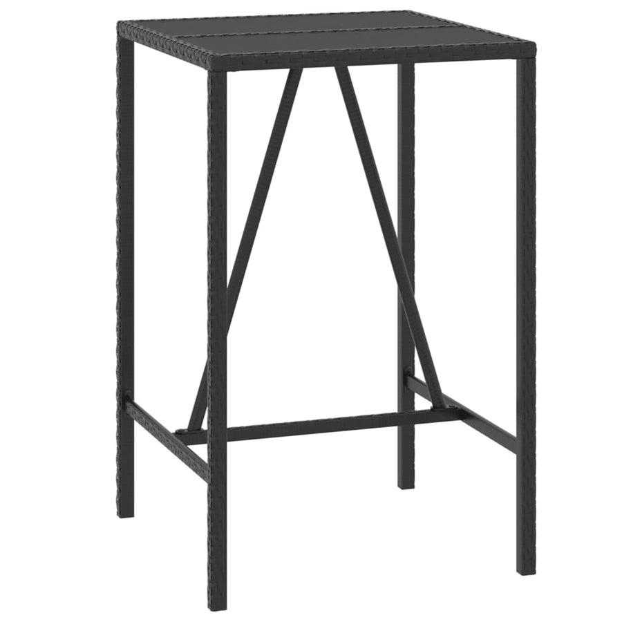 3-Delige Tuinbarset Met Kussens Poly Rattan 2