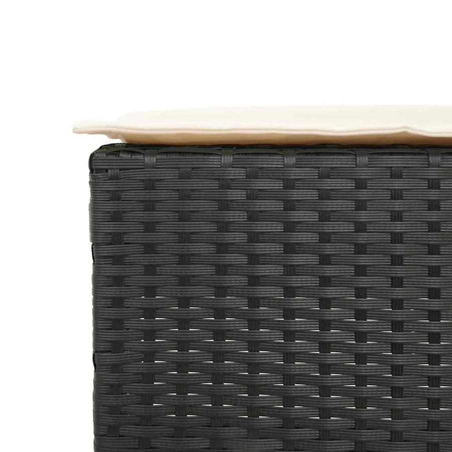 3-Delige Tuinbarset Met Kussens Poly Rattan 2