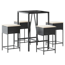5-Delige Tuinbarset Met Kussens Poly Rattan 4