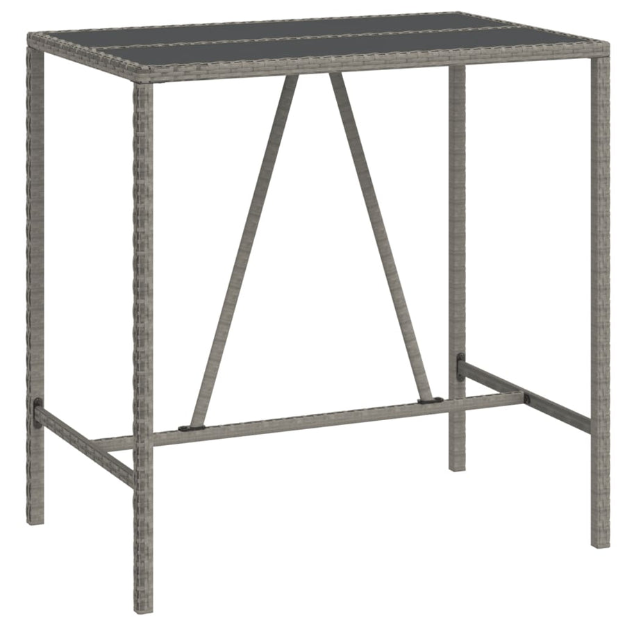 7-Delige Tuinbarset Met Kussens Poly Rattan 6