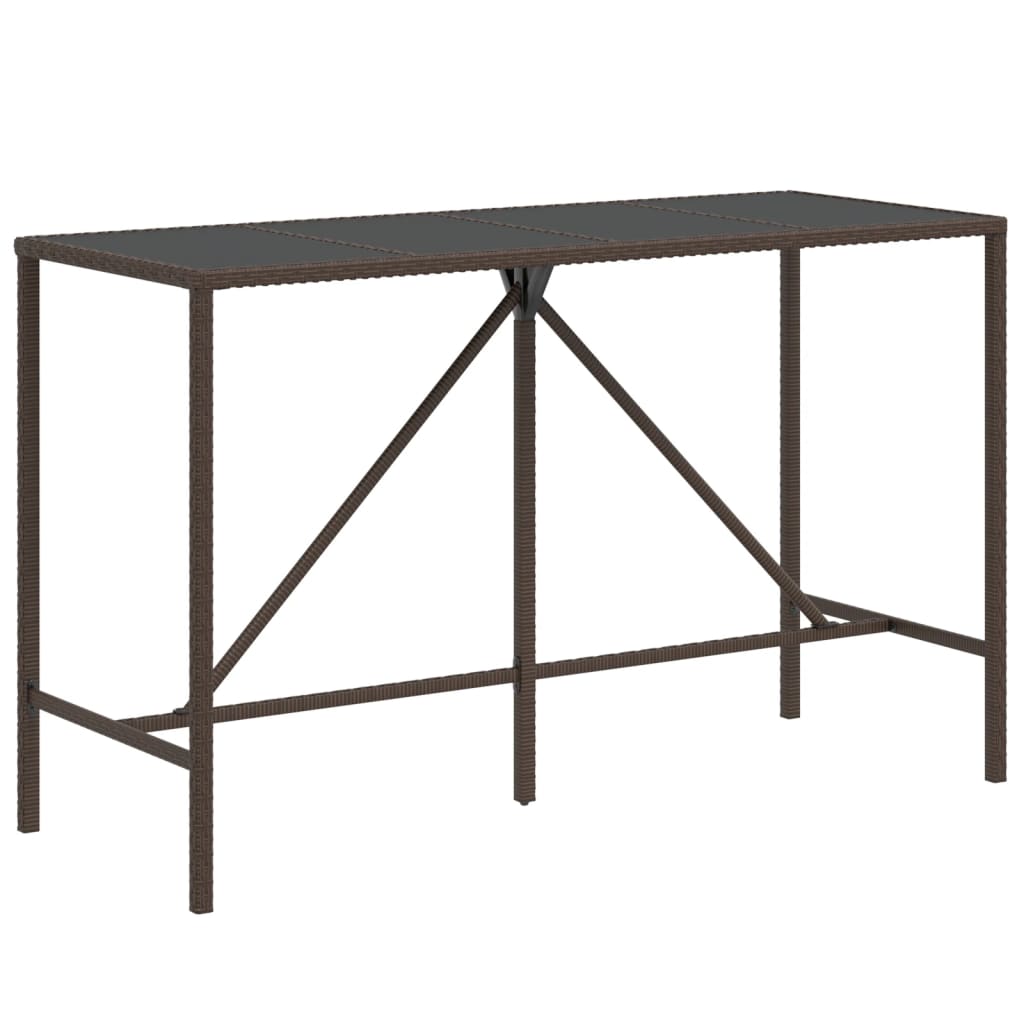 9-Delige Tuinbarset Met Kussens Poly Rattan 8