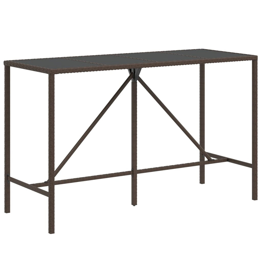 9-Delige Tuinbarset Met Kussens Poly Rattan 8