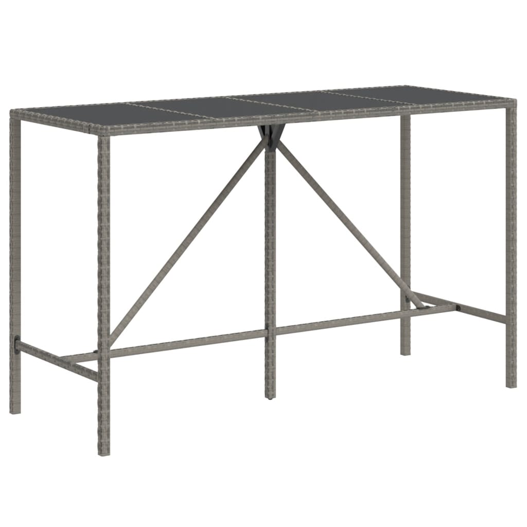 9-Delige Tuinbarset Met Kussens Poly Rattan 8
