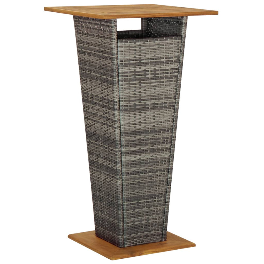 3-Delige Tuinbarset Met Kussens Poly Rattan 2