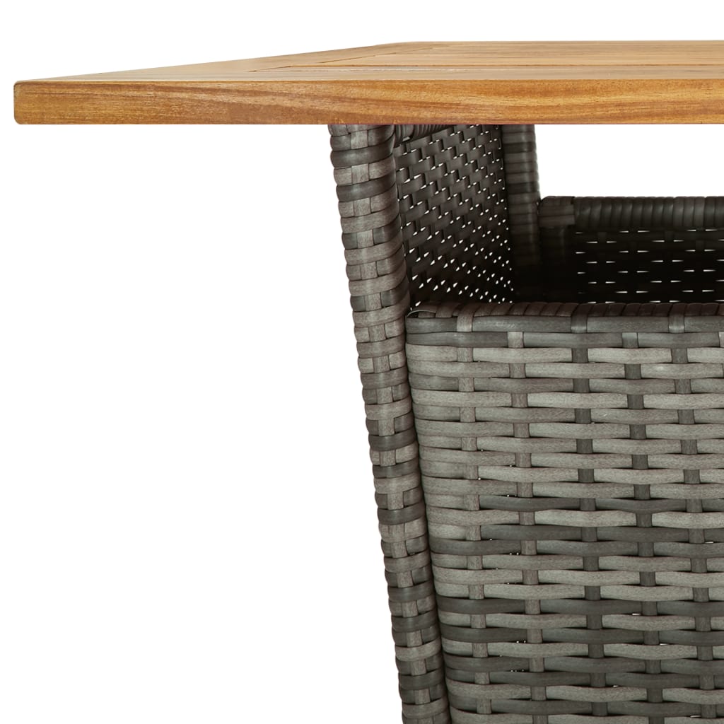 5-Delige Tuinbarset Met Kussens Poly Rattan 4