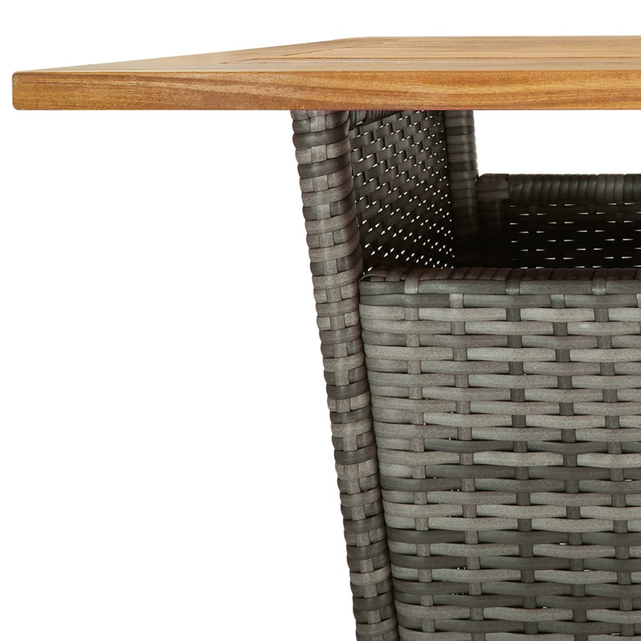 5-Delige Tuinbarset Met Kussens Poly Rattan 4