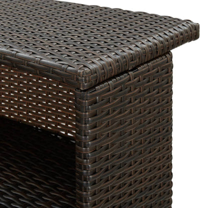 5-Delige Tuinbarset Met Kussens Poly Rattan 4