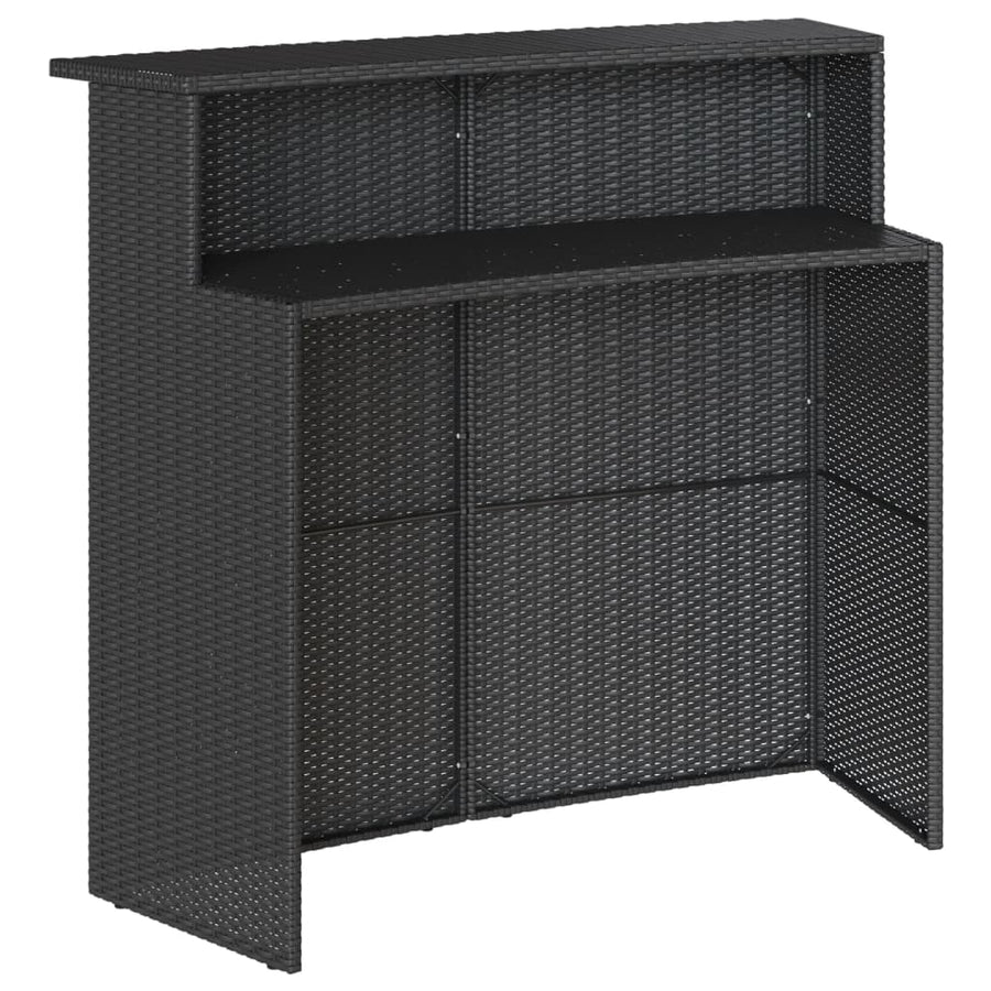 5-Delige Tuinbarset Met Kussens Poly Rattan 4