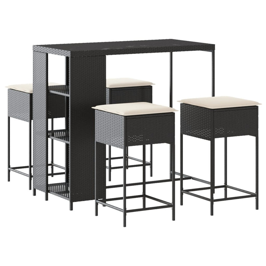 5-Delige Tuinbarset Met Kussens Poly 4