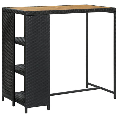 5-Delige Tuinbarset Met Kussens Poly Rattan 4
