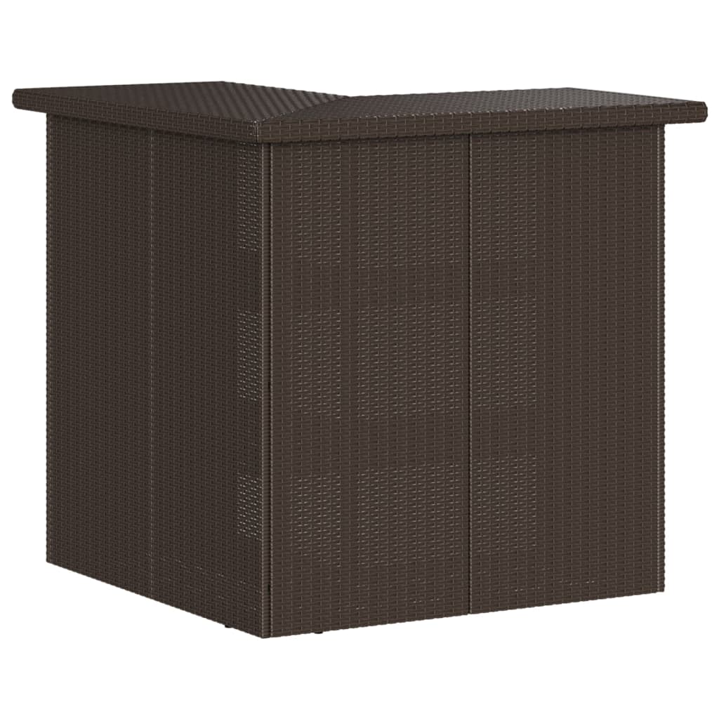 3-Delige Tuinbarset Met Kussens Poly Rattan 2