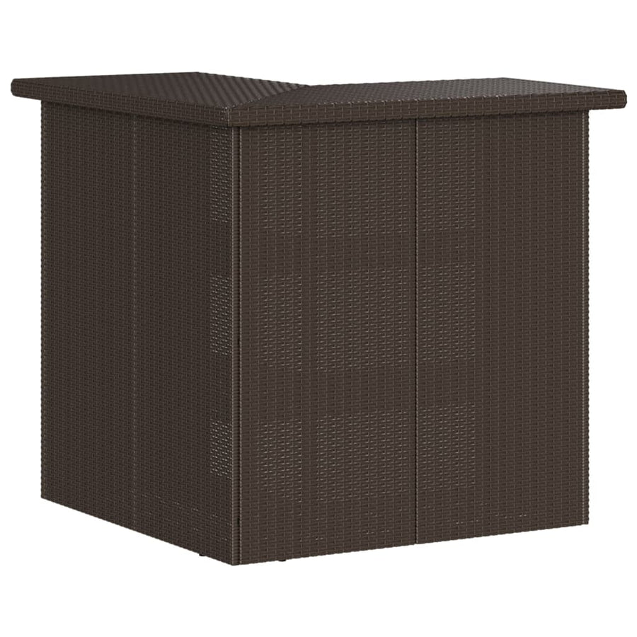 3-Delige Tuinbarset Met Kussens Poly Rattan 2