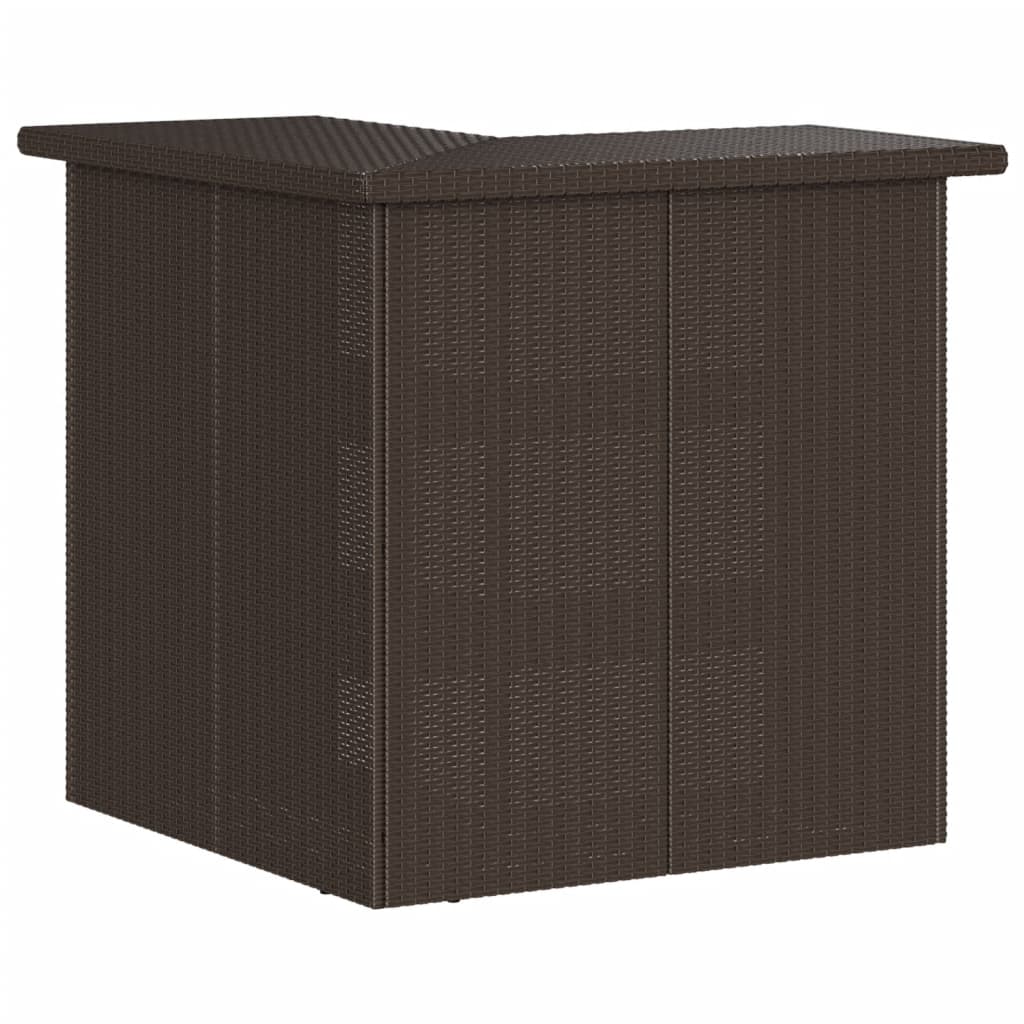 5-Delige Tuinbarset Met Kussens Poly Rattan 4