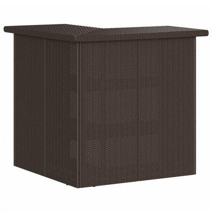 5-Delige Tuinbarset Met Kussens Poly Rattan 4