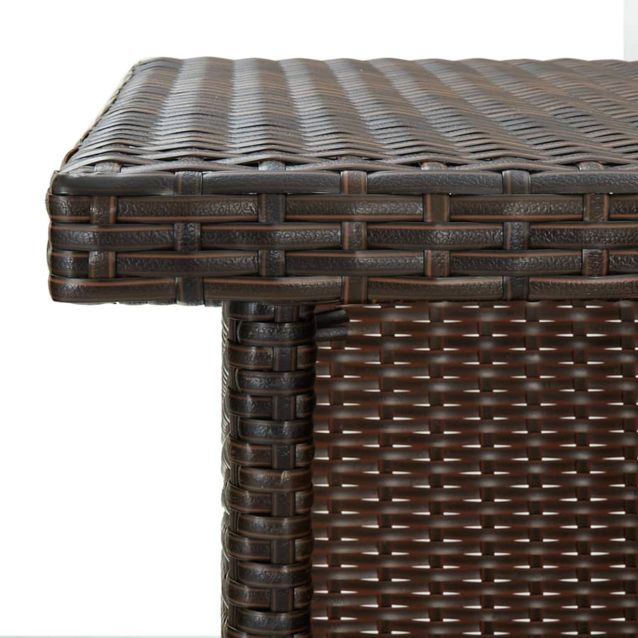5-Delige Tuinbarset Met Kussens Poly Rattan 4