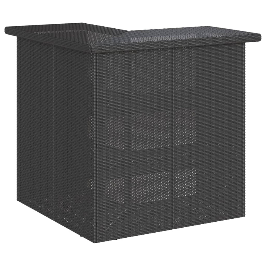 5-Delige Tuinbarset Met Kussens Poly Rattan 4