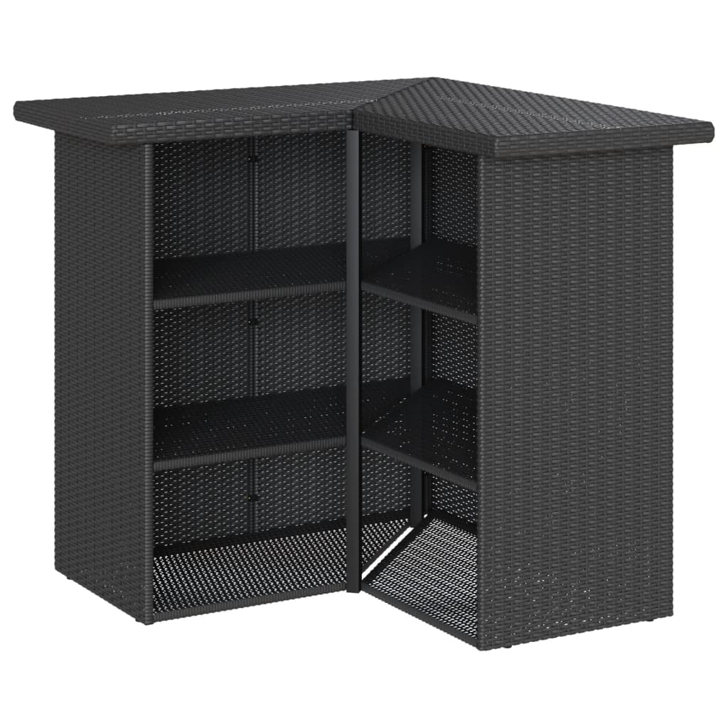 5-Delige Tuinbarset Met Kussens Poly Rattan 4
