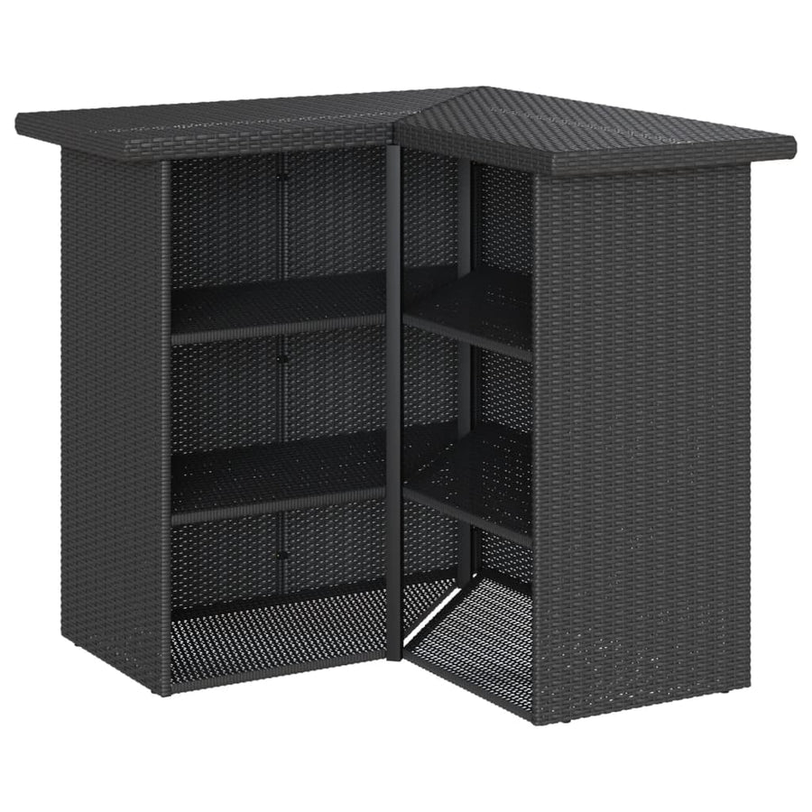 5-Delige Tuinbarset Met Kussens Poly Rattan 4