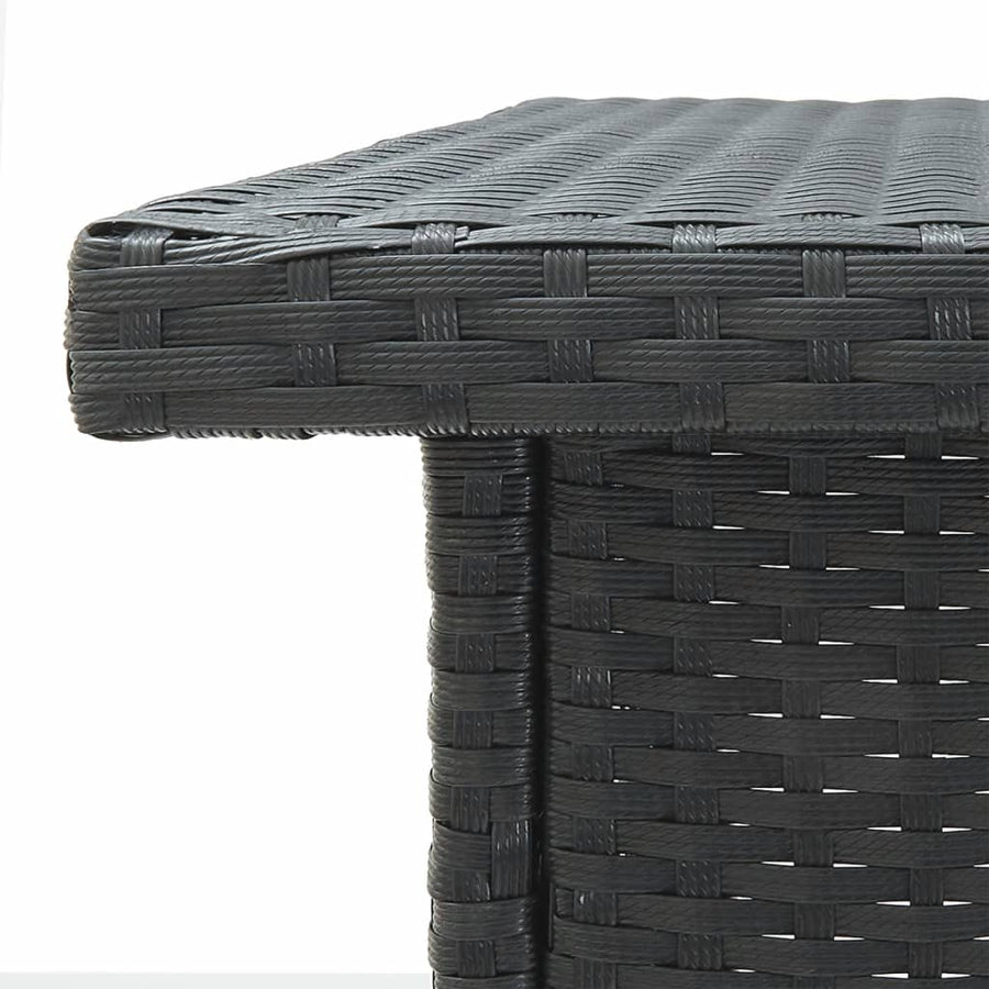 5-Delige Tuinbarset Met Kussens Poly Rattan 4