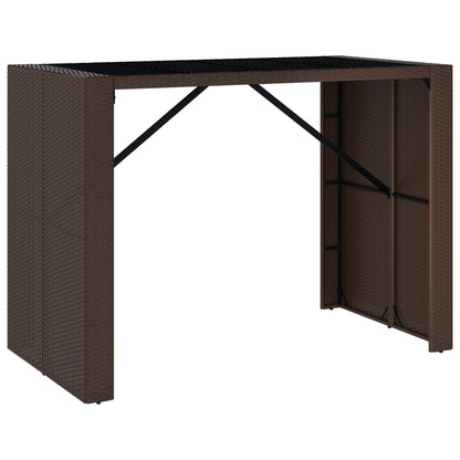 7-Delige Tuinbarset Met Kussens Poly Rattan 6