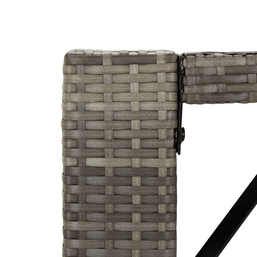 7-Delige Tuinbarset Met Kussens Poly Rattan