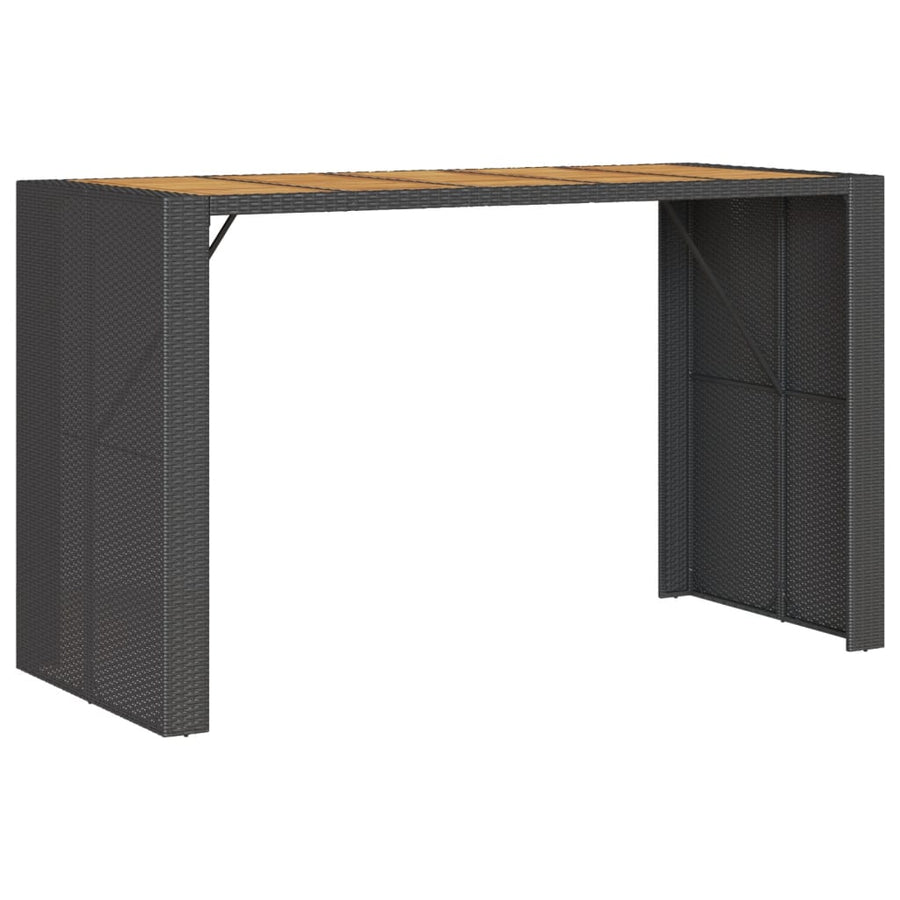 9-Delige Tuinbarset Met Kussens Poly Rattan 8