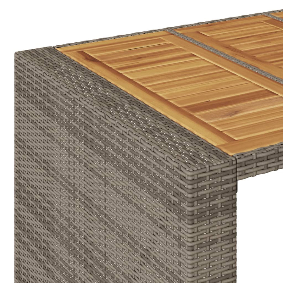 9-Delige Tuinbarset Met Kussens Poly Rattan 8