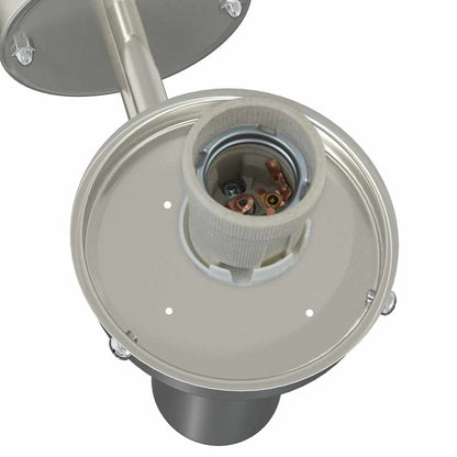 Buiten Wandlamp Zilver 28 x 25 x 38 cm