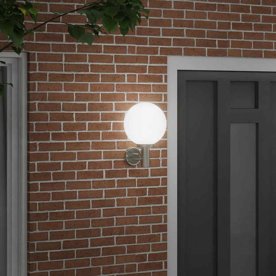 Buiten Wandlamp Zilver 28 x 25 x 38 cm