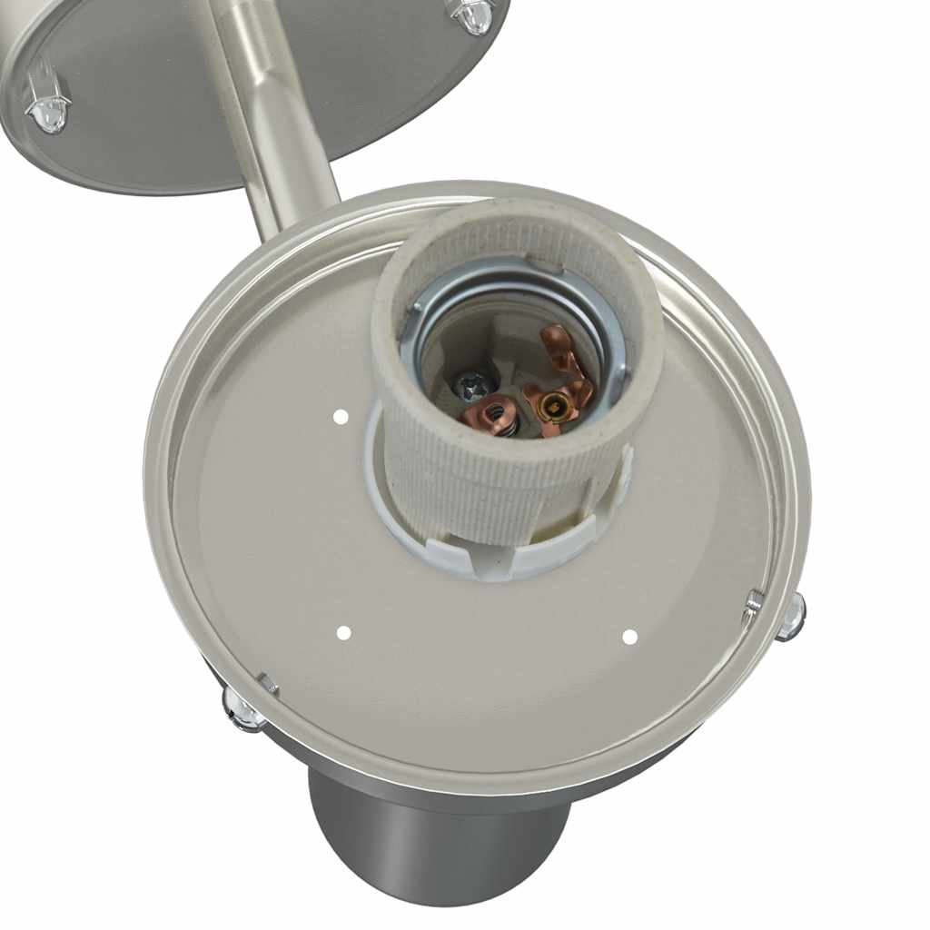 Buiten Wandlamp 2 pcs Zilver 28 x 25 x 38 cm