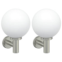 Buiten Wandlamp 2 pcs Zilver 28 x 25 x 38 cm