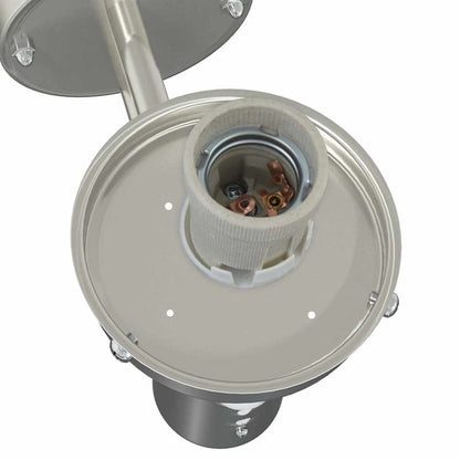 Buiten Wandlamp Zilver 28 x 25 x 38 cm