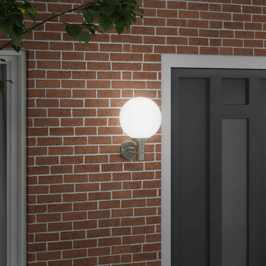 Buiten Wandlamp Zilver 28 x 25 x 38 cm