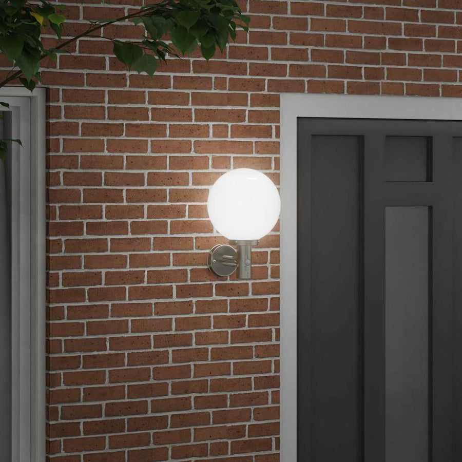 Buiten Wandlamp Zilver 28 x 25 x 38 cm